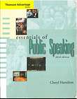 Essentials Of Public Speaking with Infotrac by Cheryl H