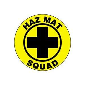  Labels HAZ MAT SQUAD 2 1/4 Adhesive Vinyl