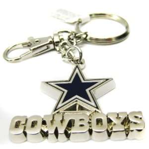  Silver Metal Dallas Cowboys Keychain