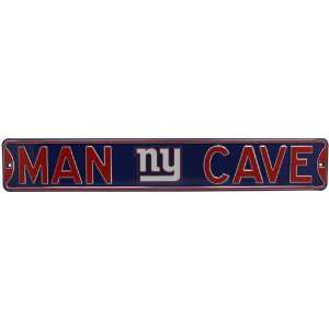  New York Giants 36 x 6 Royal Blue Man Cave Street Sign 