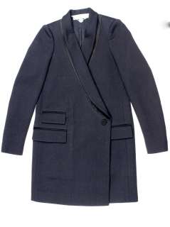 Stella McCartney womens one button wool blend coat $2565 New  