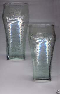 Indiana Green Glass Coca Cola Drink Beverage Glass  