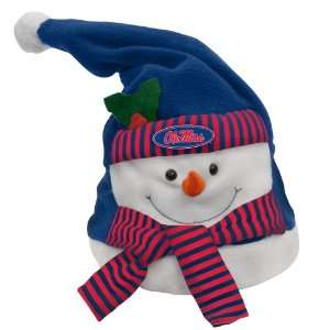  8 NCAA Ole Miss Rebels Animated Musical Christmas Snowman 