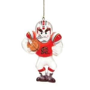  BSS   Maryland Terps NCAA Acrylic Football Player Ornament 