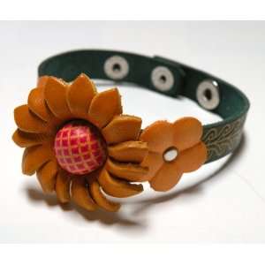  Young Lady Fashion Bracelet,l100% Hand Made Leather Small 