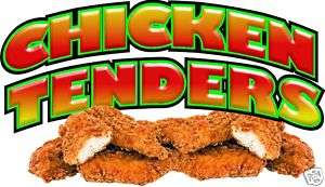 Chicken Tenders Concession Decals Menu Decal 12  