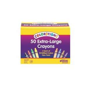  Colorations Extra Large Crayons   Set of 50 Toys & Games