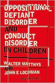   in Childhood, (0470510889), Walter Matthys, Textbooks   