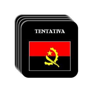  Angola   TENTATIVA Set of 4 Mini Mousepad Coasters 