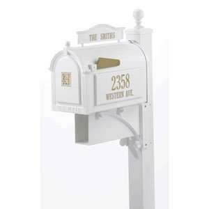  Whitehall Mailboxes Ultimate Monogram Mailbox Package 