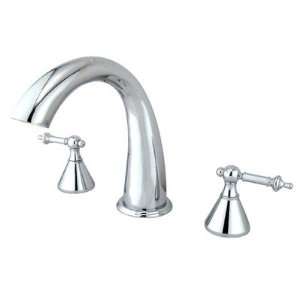  Roman Tub Filler with Templeton Lever Handles Finish 