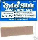 Teflon ADHESIVE ARROW REST SILENCING TAPE Archery THICK