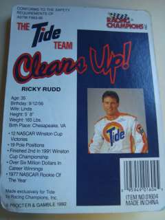 Lot1992 Tide Collectors Edition #5 & 1997 Tide 10th Anniv.#10 Ricky 