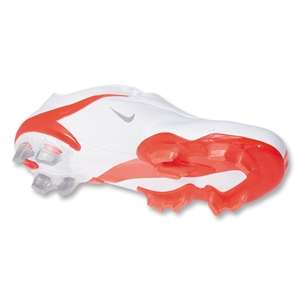 Nike* Mercurial Womens Cleats Sz10 (White/Orange)ITALY  