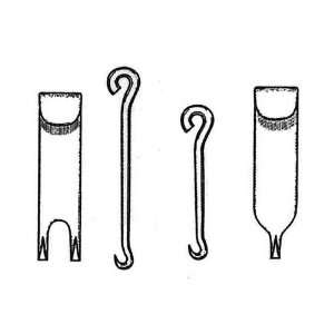  Hooks for Tegtmeier Hand Surgery Table PM 3975, Set of 4 