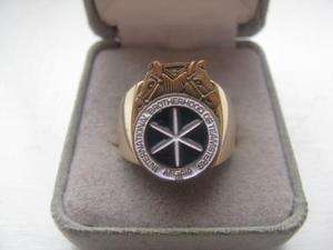 Jewelers New Stock Gents Teamsters Gold Crest Ring  