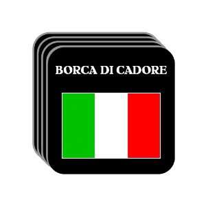  Italy   BORCA DI CADORE Set of 4 Mini Mousepad Coasters 