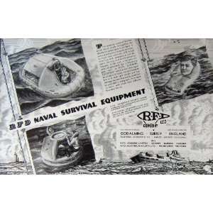  1953 54 Rfd Naval Survival Equipment Godalming Surrey 