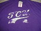 tcu horned frogs distressed ncaa t shirt xl new returns