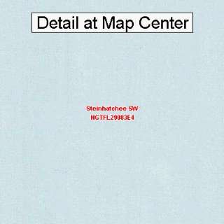  USGS Topographic Quadrangle Map   Steinhatchee SW, Florida 