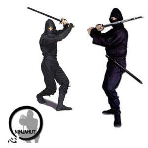 Martial Arts Ninja Uniform   Black   All Sizes  