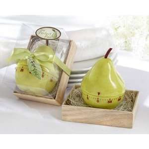   Pair Pear Timer in Wooden Gift Box   (set of 25)