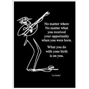 No Matter Where by Sir Shadow   4 x 2 7/8 inches   Magnet