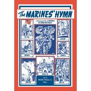  Marines Hymn #1 20x30 Poster Paper