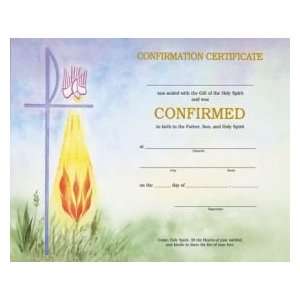  Confirmation Watercolor Certificate