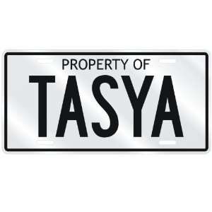 NEW  PROPERTY OF TASYA  LICENSE PLATE SIGN NAME  Kitchen 