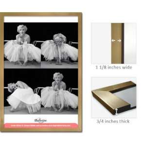  Gold Framed Marilyn Monroe Poster Ballerina 4 Shots 