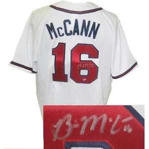 Brian McCann Signed Uniform   Autographed MLB Jerseys