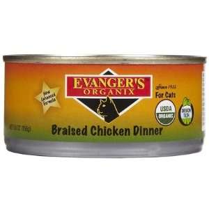  Evangers Organic   Braised Chicken   24 x5.5 oz (Quantity 