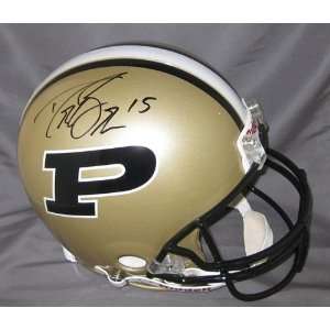 Drew Brees signed Purdue Boilermakers Authentic Helmet  Brees Hologram 