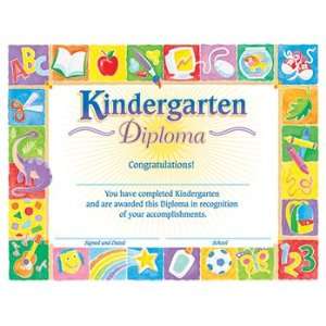   ENTERPRISES INC. CLASSIC DIPLOMA KINDERGARTEN 30/PK 