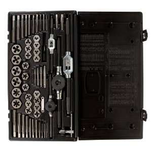   American 21750 58 Piece Professional Tap and Die Set with Plastic Case