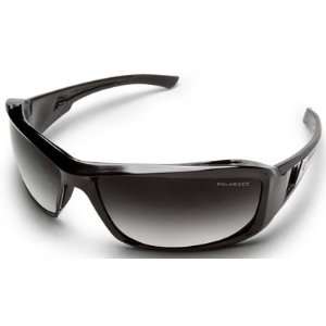 Edge Eyewear TXB21 G15 7 Brazeau Safety Glasses, Black with Polarized 