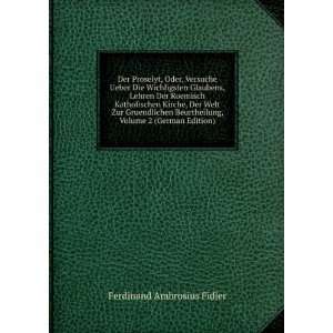  , Volume 2 (German Edition) Ferdinand Ambrosius Fidler Books