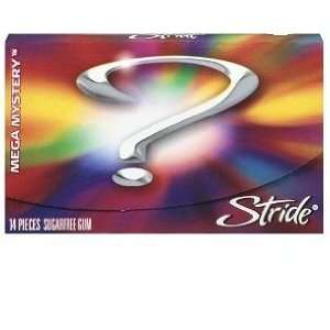 Stride Gum, Mega Mystery , 14 Piece Packs (Pack of 5)  