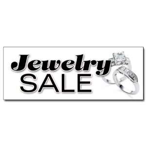  36 JEWELRY SALE DECAL sticker store jeweler lot 