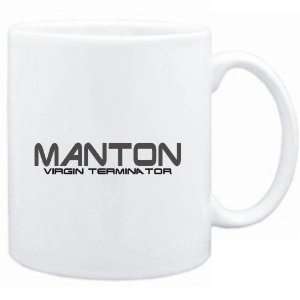  Mug White  Manton virgin terminator  Male Names Sports 