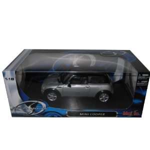  Mini Cooper Silver 118 Diecast Car Model Toys & Games