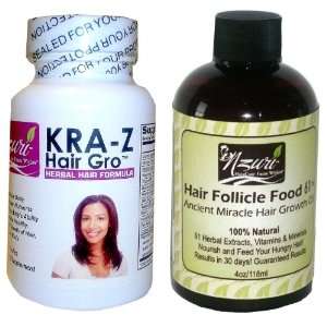    Nzuri Kra Z Hair Gro Vitamins & Hair Growth Oil Combo Beauty