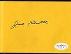 Joe Sewell CUT Signature Autograph AUTO Indians JSA COA