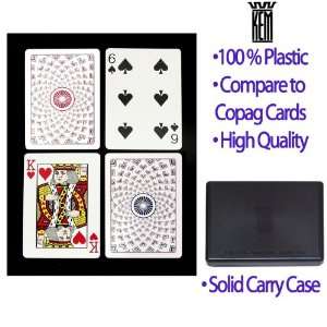 Best Quality Pantheon KEM Plastic Playing Cards Narrow Standard 2 Pack