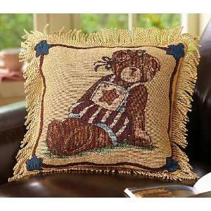  Betty Bear Tapestry Pillow 