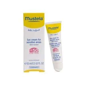  Mustela Sun Screen for Sensitive Areas SPF 50 (.5 oz 