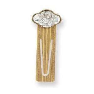  Silver and Gold Rapheals Cherub Bookmark