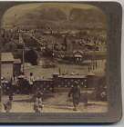 1904 Russo Japanese War Mobilizing Army Stereoview by Underwood  
