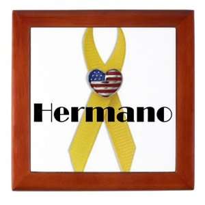  Military Backer Hermano (Yellow Ribbon) Keepsake Box